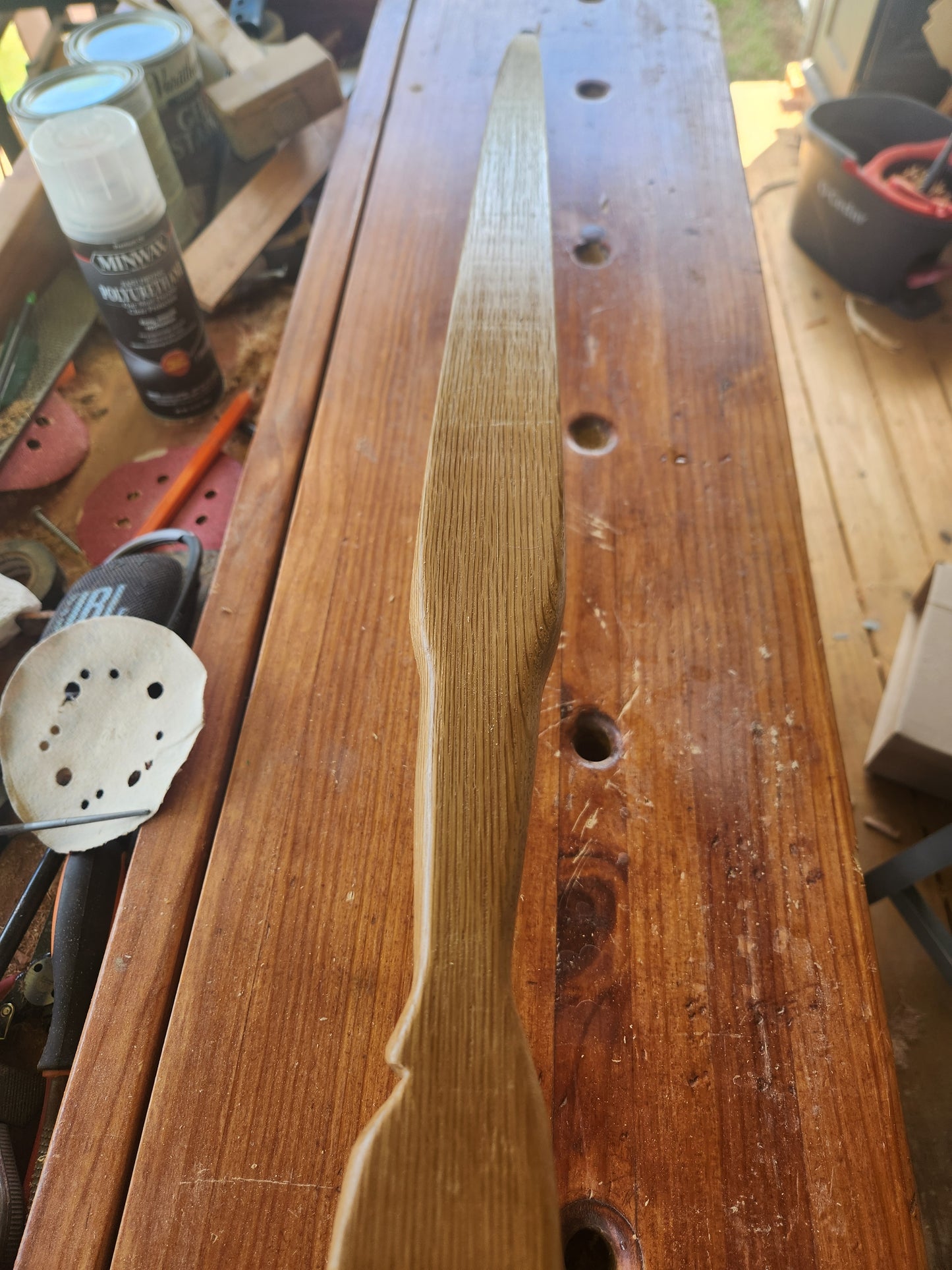 White Oak Bow - Straight and True Series - 'Cornerstone'
